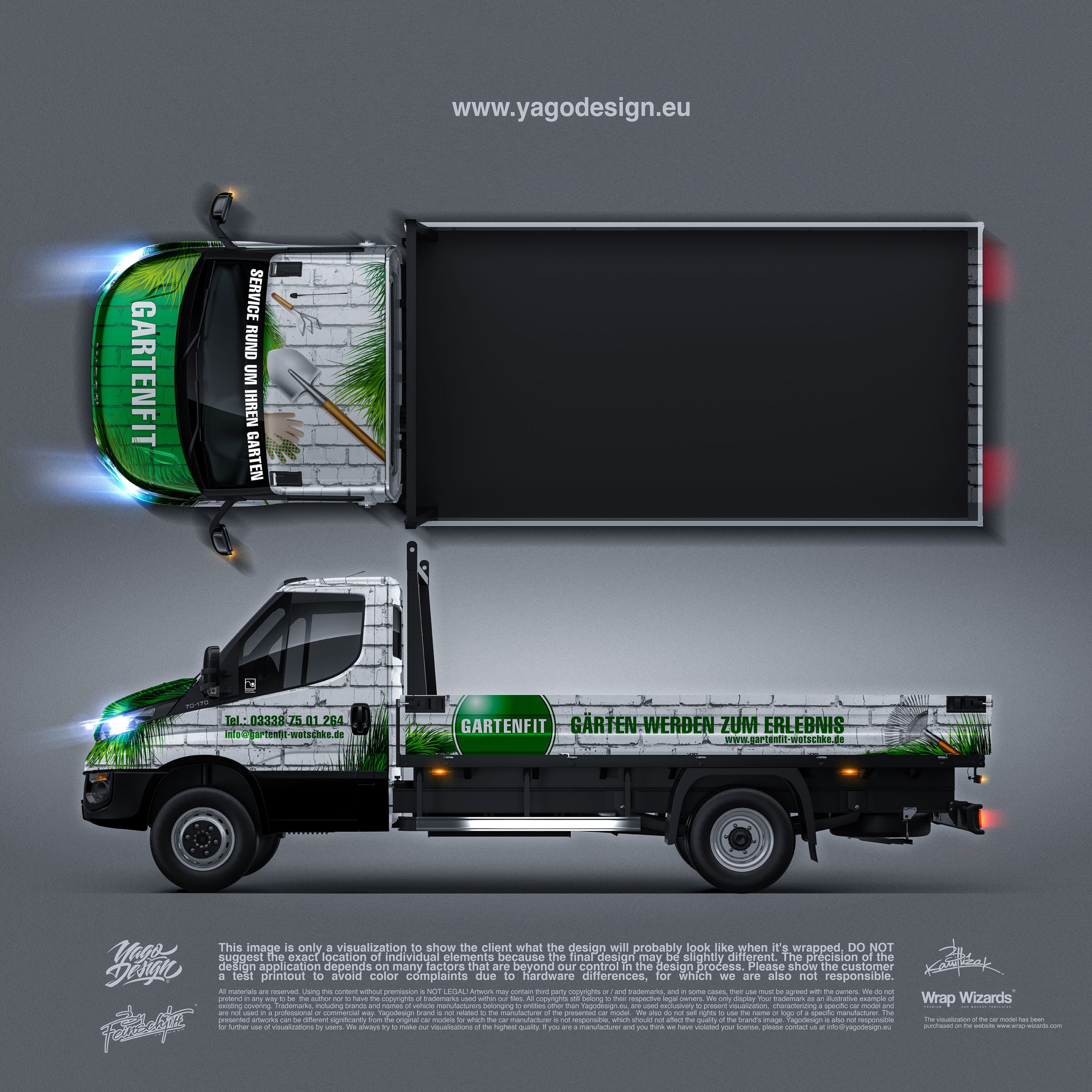 IVECO-DAILY-PICKUP-2015-SIDE&TOP-bricks-3000px
