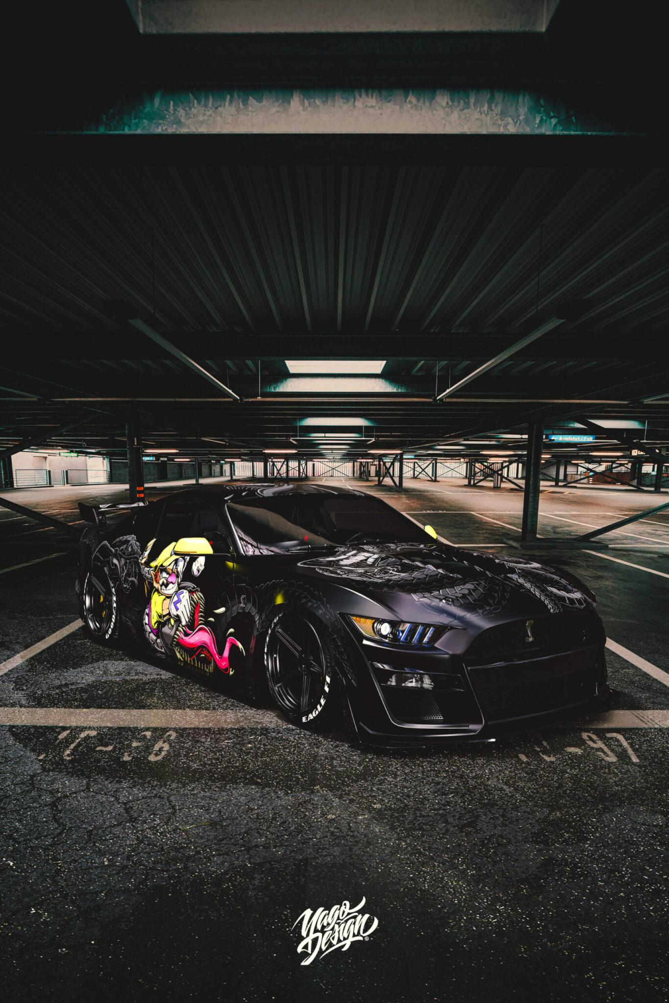 MAd Wario ford mustang by yagodesign (7)