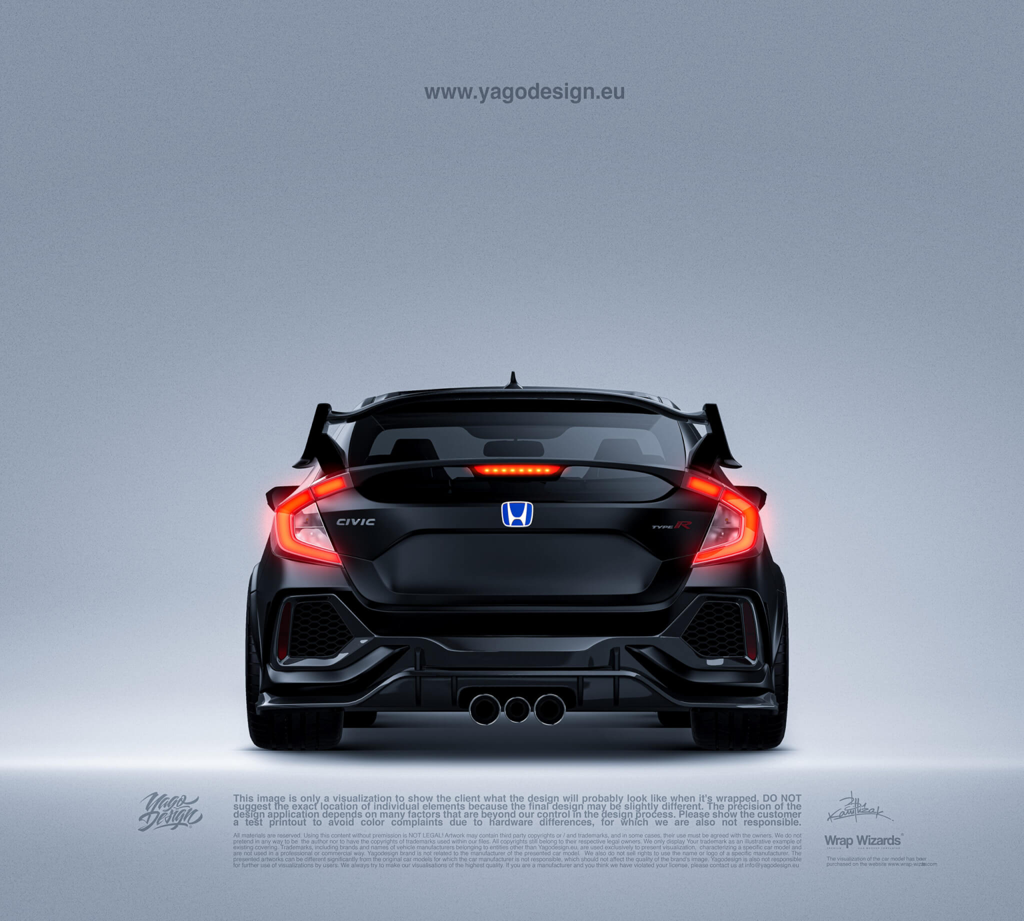 HONDA-CIVIC-TYPE-R-2018-SONIC-REAR-BY-YAGODEIGN