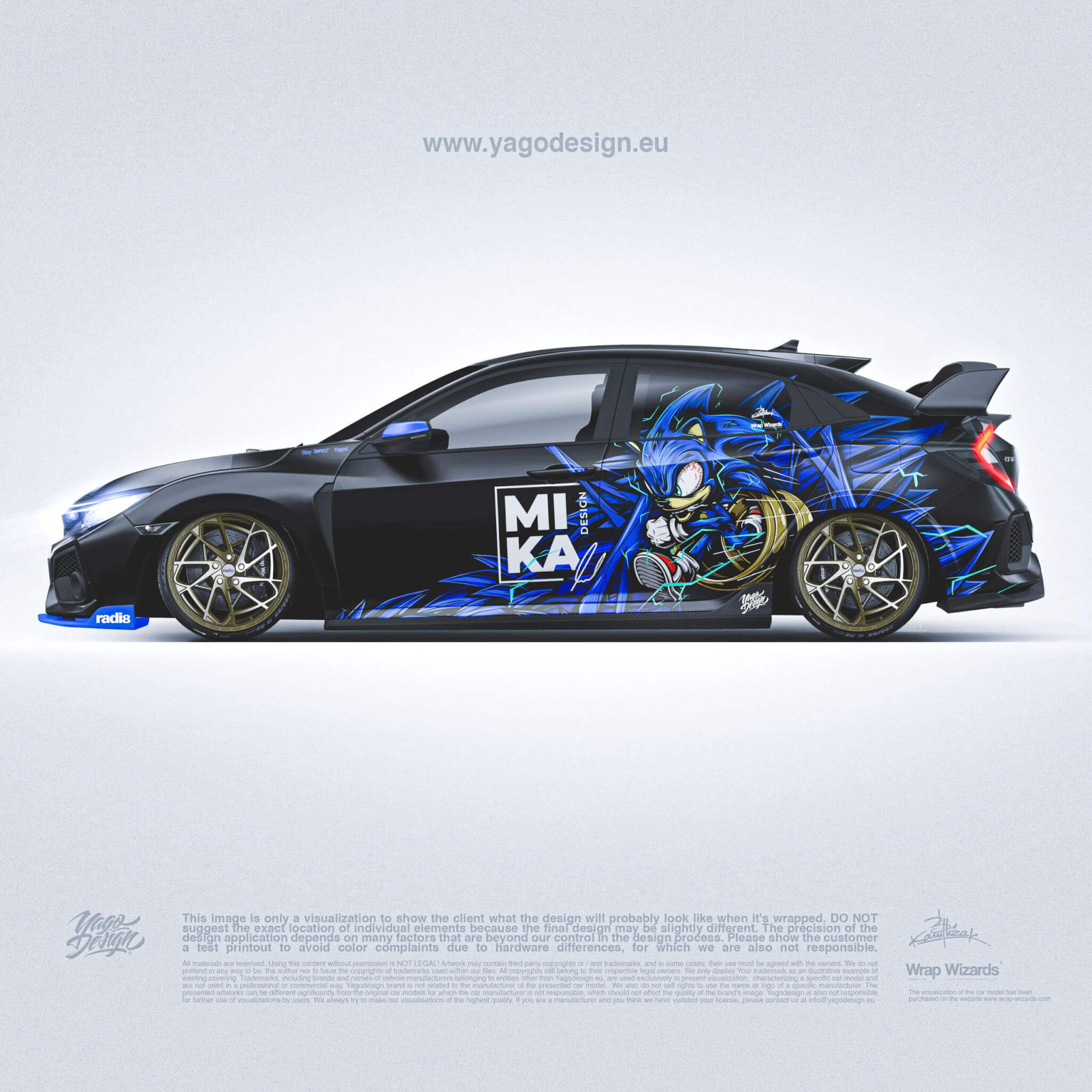 HONDA-CIVIC-TYPE-R-2018-SONIC-SIDE&TOP-BY-YAGODEIGN-preview