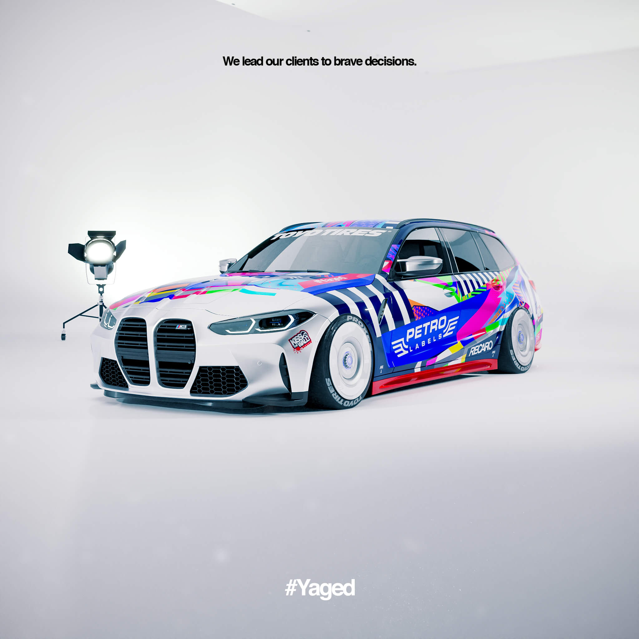 BMW M3 2023 Glithed by yagodesign